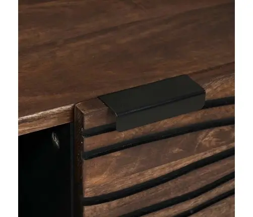 Kafijas Galdiņš 80 X 50 X 40 Cm - Masīvkoks No Mango Un Inženierkoks Vidaxl