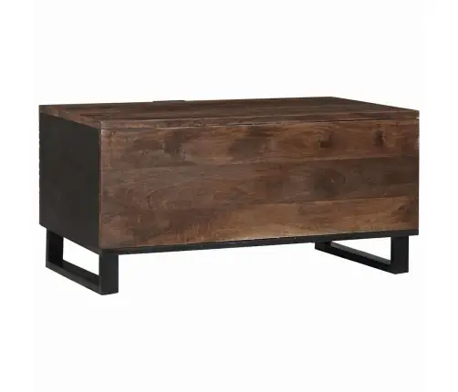 Kafijas Galdiņš 80 X 50 X 40 Cm - Masīvkoks No Mango Un Inženierkoks Vidaxl