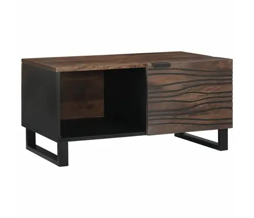 Kafijas Galdiņš 80 X 50 X 40 Cm - Masīvkoks No Mango Un Inženierkoks Vidaxl