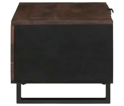 Kafijas Galdiņš 80 X 50 X 40 Cm - Masīvkoks No Mango Un Inženierkoks Vidaxl