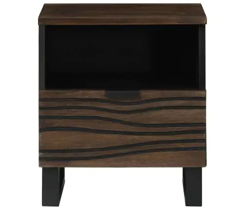 Nakts Skapis, 40 X 33 X 46 Cm, Ciets Mango Koks Vidaxl