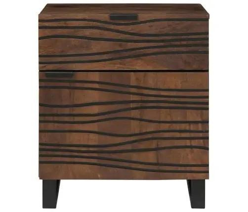 Šalia Lovos Spintelė Graikinis Riešutmedis 50 X 33 X 60 Cm