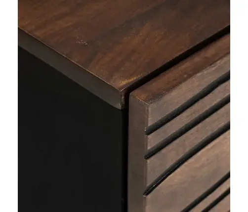 Naktsgaldiņš - 50X33X60 Cm, Izgatavots No Mango Un Inženierijas Koka. Vidaxl