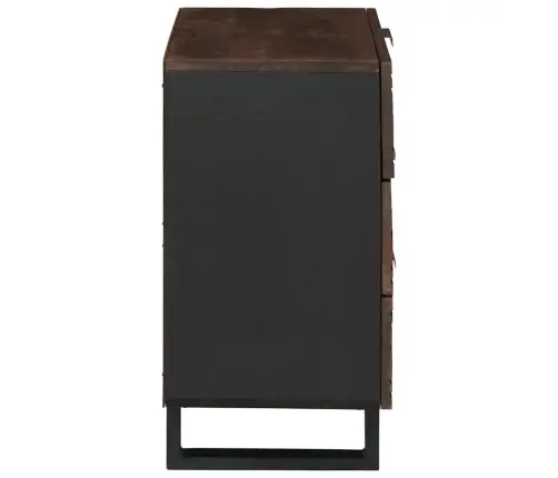 Naktsgaldiņš - 50X33X60 Cm, Izgatavots No Mango Un Inženierijas Koka. Vidaxl