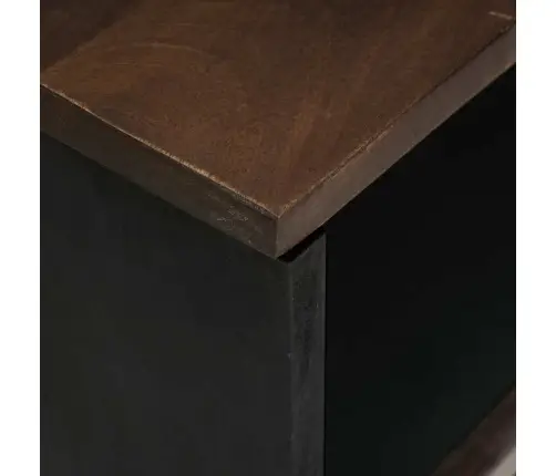 Naktsgaldiņš - 50 X 33 X 60 Cm - Izgatavots No Cietā Un Inženiertipa Koka Vidaxl