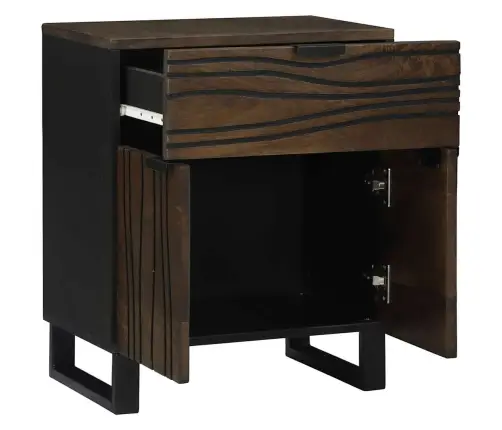 Šalia Lovos Spintelė Graikinis Riešutmedis 50 X 33 X 60 Cm