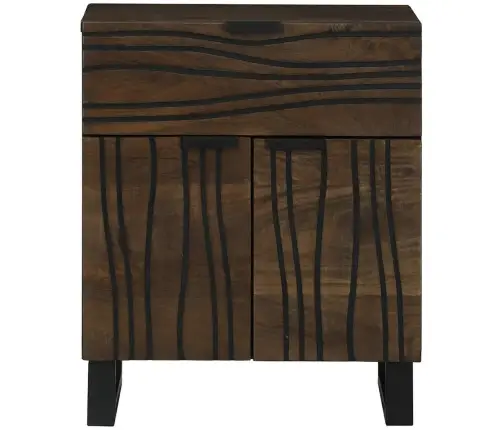 Šalia Lovos Spintelė Graikinis Riešutmedis 50 X 33 X 60 Cm