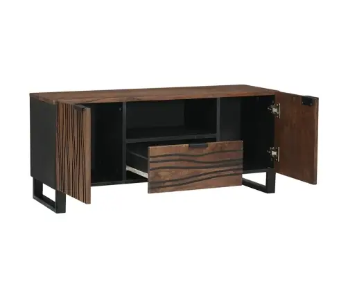 Tv Skapis - 105 X 33.5 X 46 Cm, Izgatavots No Mango Masīvkoka. Vidaxl