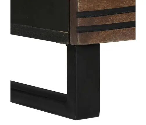 Tv Galds 100X33.5X46 Cm No Masīvkoka Un Inženierijas Koka Vidaxl