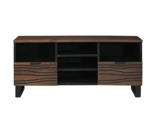 Tv Galds 100X33.5X46 Cm No Masīvkoka Un Inženierijas Koka Vidaxl