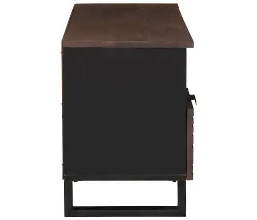 Tv Galds 100X33.5X46 Cm No Masīvkoka Un Inženierijas Koka Vidaxl