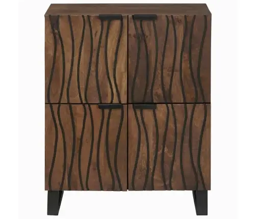 Mediju Uzglabāšanas Skapji Un Plaukti Brūna 60 X 33.5 X 75 Cm Vidaxl