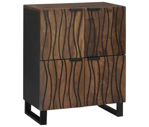 Mediju Uzglabāšanas Skapji Un Plaukti Brūna 60 X 33.5 X 75 Cm Vidaxl