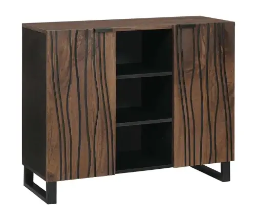 Mango Koka Sānu Skapītis 90X33.5X75 Cm Vidaxl