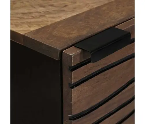 Valrieksta Koka Augstais Skapjis Brūna 40 X 33.5 X 110 Cm Vidaxl