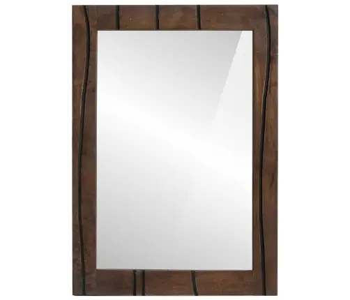 Vannitoa Peegel Seinale Kinnitatav Pruun 70 X 50 X 2,5 Cm