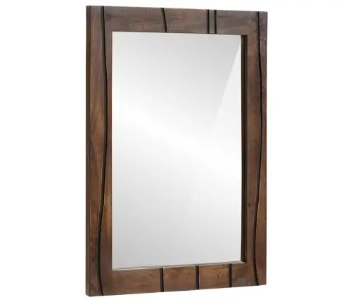 Vannitoa Peegel Seinale Kinnitatav Pruun 70 X 50 X 2,5 Cm