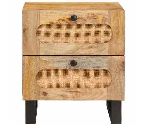 Öölambi Kapp 2 Pcs Neutraalne 40 X 33,5 X 46 Cm Tugev Mango Puu