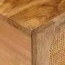 Kafijas Galdiņš Dabiska 80 X 50 X 40 Cm Cieta Mango Koksne Vidaxl