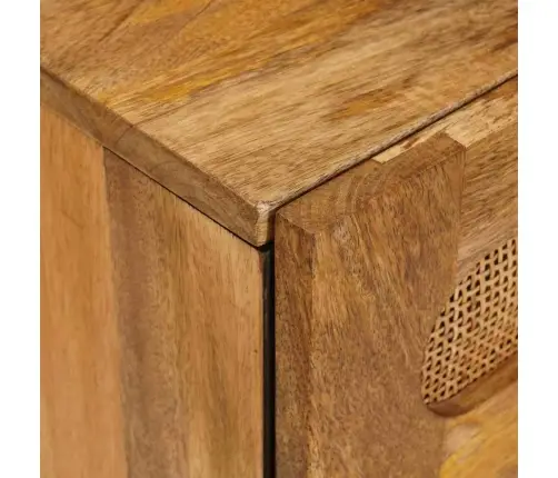 Šalia Lovos Spintelė Su Stalčių Natūrali 50 X 33 X 60 Cm