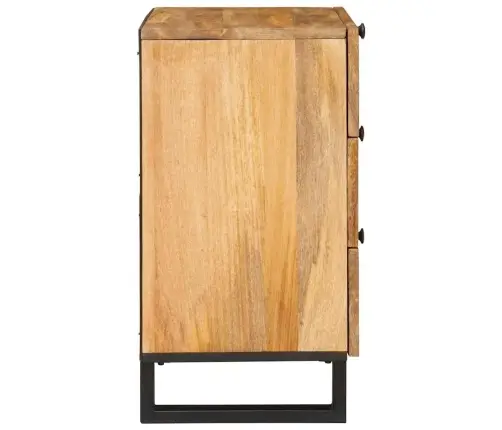 Šalia Lovos Spintelė Su Stalčių Natūrali 50 X 33 X 60 Cm