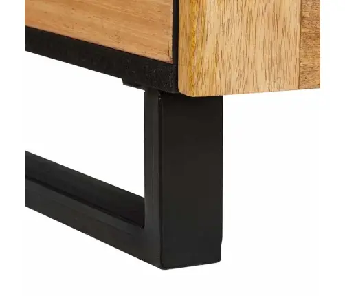 Kafijas Galdiņš Dabiska 80 X 54 X 40 Cm Cieta Mango Koksne Vidaxl