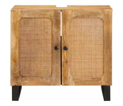 Vannas Istabas Izlietnes Skapītis Brūna 62 X 33 X 58 Cm Vidaxl