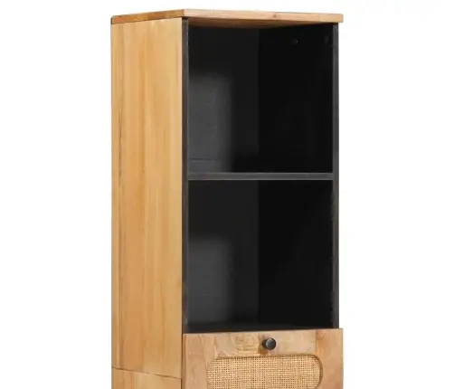 Vannitoa Kapp Riiuliga Pruun 38 X 33 X 160 Cm Tugev Mango Puu