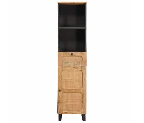 Vannitoa Kapp Riiuliga Pruun 38 X 33 X 160 Cm Tugev Mango Puu