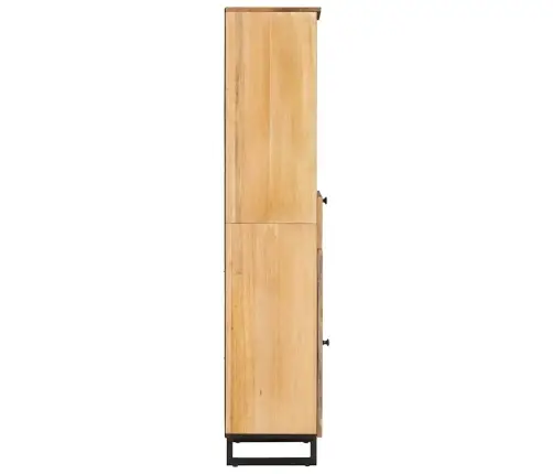 Vannitoa Kapp Riiuliga Pruun 38 X 33 X 160 Cm Tugev Mango Puu