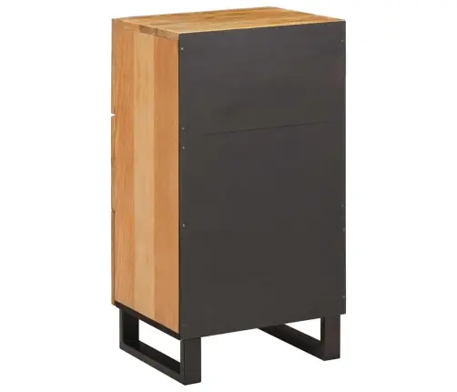 Kabalas Su Stalčių Ruda 40 X 33 X 75 Cm Kietas Mango Medis