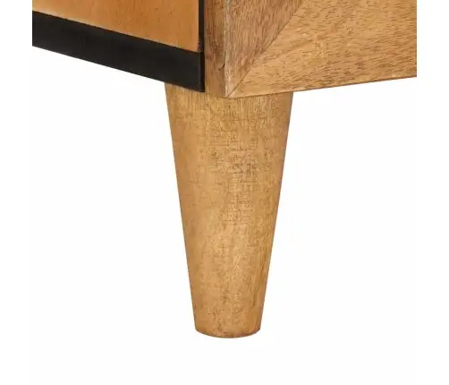 Naktsgaldiņš 2 Pcs Gaiši Brūna 40 X 33 X 46 Cm Mango Masīvkoks Vidaxl