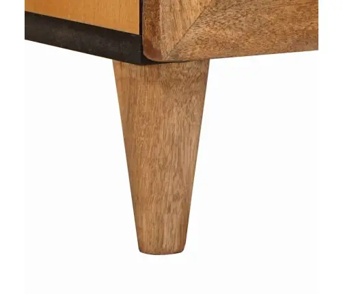 Televizora Skapīša Gaiši Brūna 105 X 33 X 46 Cm Mango Masīvkoks Vidaxl