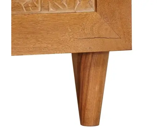 Kohvilaud Ladustamisega Helepruun 80 X 50 X 40 Cm Mangopuit