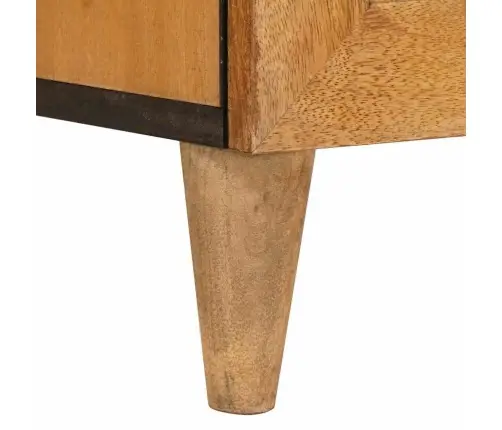 Naktsgaldiņš Gaiši Brūna 50 X 33 X 60 Cm Mango Masīvkoks Vidaxl