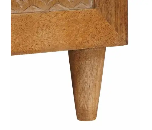 Televizora Skapīša Gaiši Brūna 105 X 33 X 46 Cm Mango Masīvkoks Vidaxl