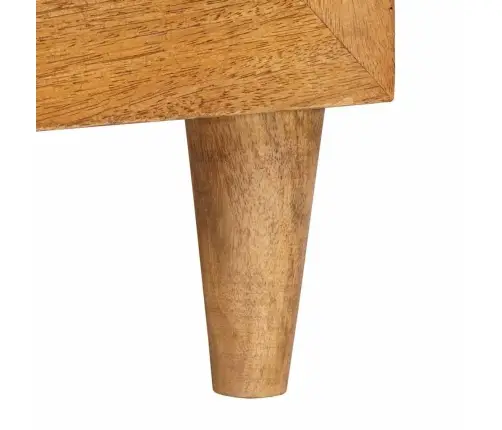 Televizora Skapīša Gaiši Brūna 80 X 33 X 46 Cm Mango Masīvkoks Vidaxl