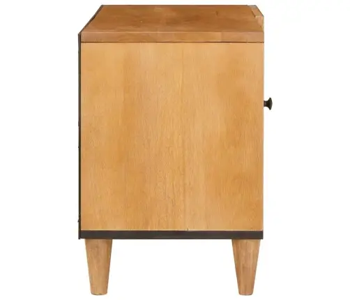 Televizora Skapīša Gaiši Brūna 80 X 33 X 46 Cm Mango Masīvkoks Vidaxl