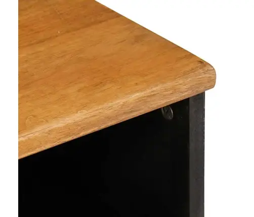 Televizora Skapīša Gaiši Brūna 80 X 33 X 46 Cm Mango Masīvkoks Vidaxl