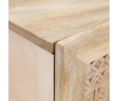 Televizora Skapīša Balts 105 X 33 X 46 Cm Mango Masīvkoks Vidaxl