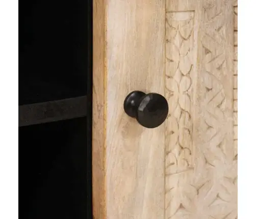 Televizora Skapīša Balts 105 X 33 X 46 Cm Mango Masīvkoks Vidaxl