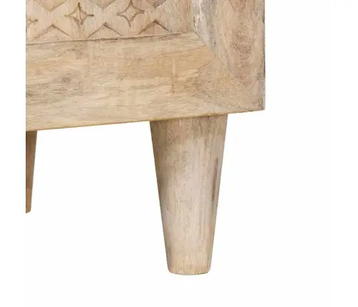 Televizora Skapīša Balts 105 X 33 X 46 Cm Mango Masīvkoks Vidaxl