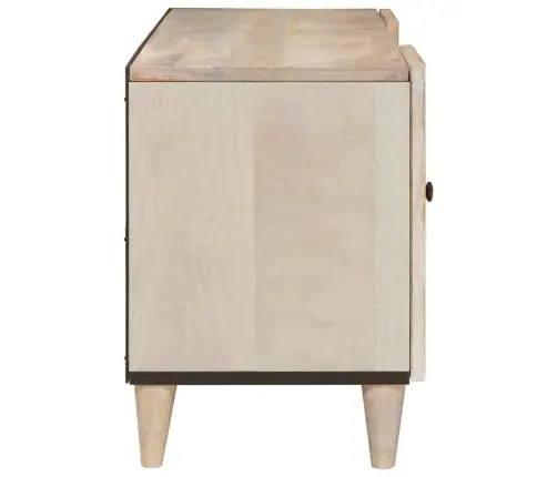 Televizora Skapīša Balts 105 X 33 X 46 Cm Mango Masīvkoks Vidaxl