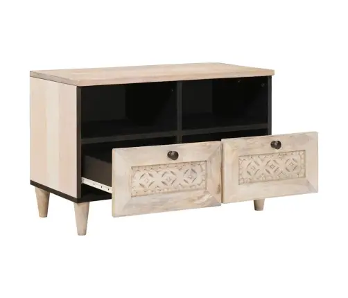 Tv Üksused Sahtliga Riiuliga Valge 70 X 33 X 46 Cm Tehispuit