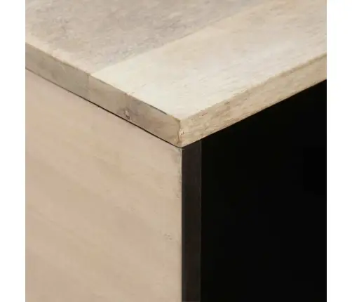 Kohvilaud Riiuliga Ladustamisega Beež 80 X 50 X 40 Cm Mangopuit Kohvilaud Riiuliga Ladustamisega Beež 80 X 50 X 40 Cm Mangopuit