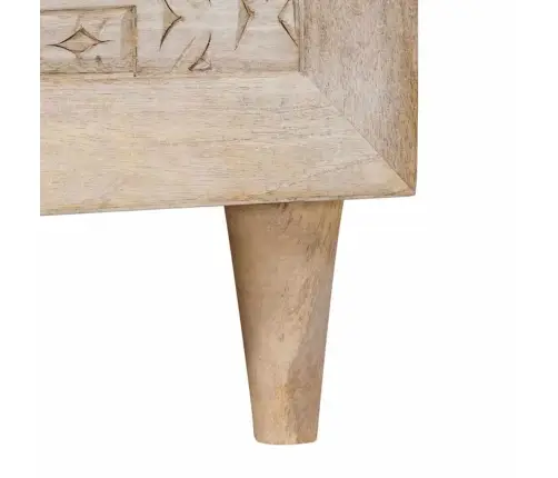 Kohvilaud Riiuliga Ladustamisega Beež 80 X 50 X 40 Cm Mangopuit Kohvilaud Riiuliga Ladustamisega Beež 80 X 50 X 40 Cm Mangopuit