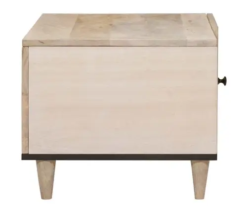 Kohvilaud Riiuliga Ladustamisega Beež 80 X 50 X 40 Cm Mangopuit Kohvilaud Riiuliga Ladustamisega Beež 80 X 50 X 40 Cm Mangopuit