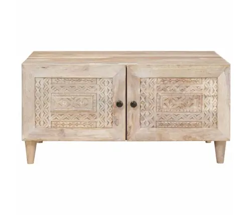 Kafijas Galdiņš Ar Durvīm Bēša 80 X 50 X 40 Cm Mango Masīvkoks Vidaxl Kafijas Galdiņš Ar Durvīm Bēša 80 X 50 X 40 Cm Mango Masīvkoks Vidaxl