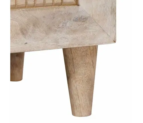 Öökapp Sahtliga 2 Pcs Beež 40 X 33 X 46 Cm Mangopuit