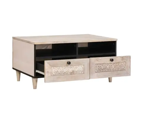 Kafijas Galdiņš Balts 80 X 54 X 40 Cm Mango Masīvkoks Vidaxl Kafijas Galdiņš Balts 80 X 54 X 40 Cm Mango Masīvkoks Vidaxl